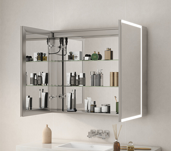 Surface and Recessed Mount 2 Doors Cabinet