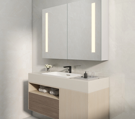 2 way Install Mirror Cabinet