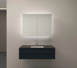 Halo Lighted Bathroom Medicine Cabinet