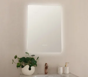 the Halo Backlit Bathroom Mirror Cabinet