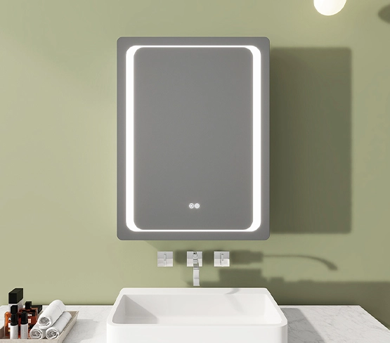 LED Mirror Cabinet With Hidden Wires 871-1