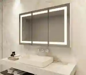 3 Doors Bathroom Mirror Cabinet EMI933
