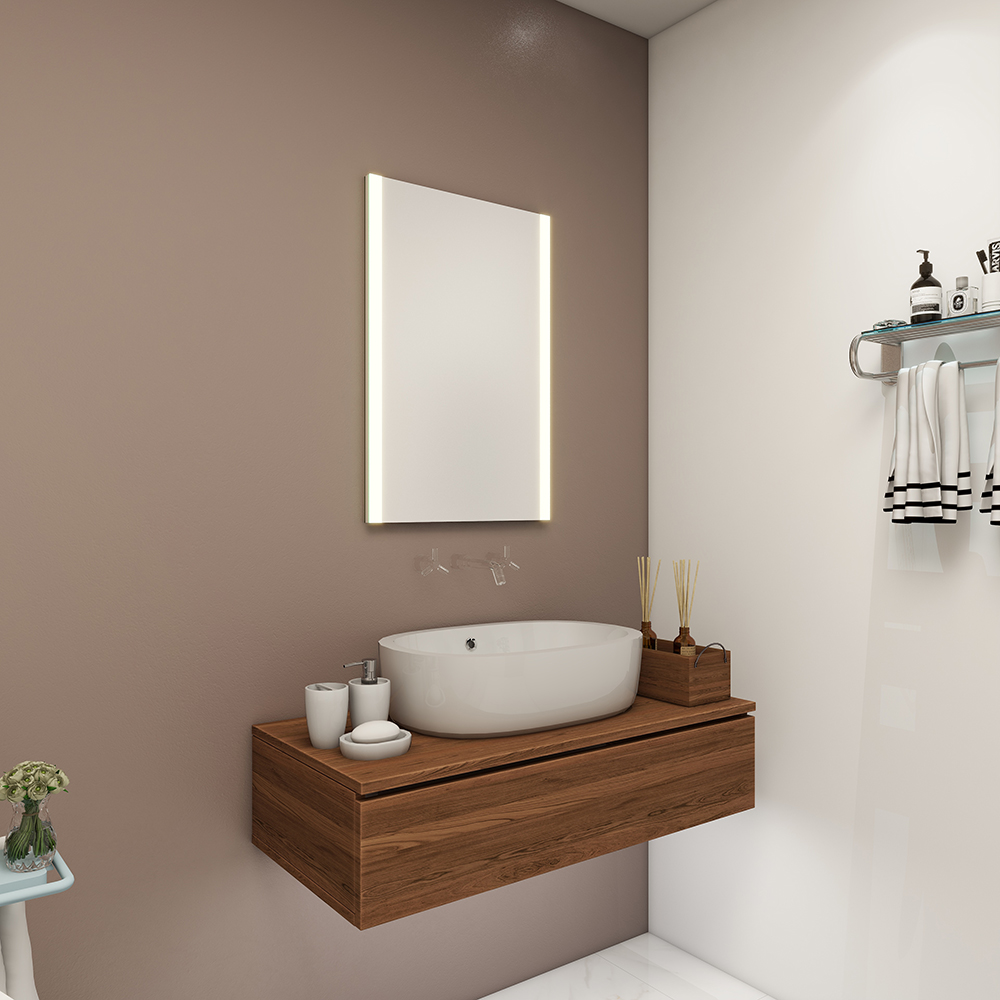 Compact Bathroom Mirror Cabinet with Single Door Design