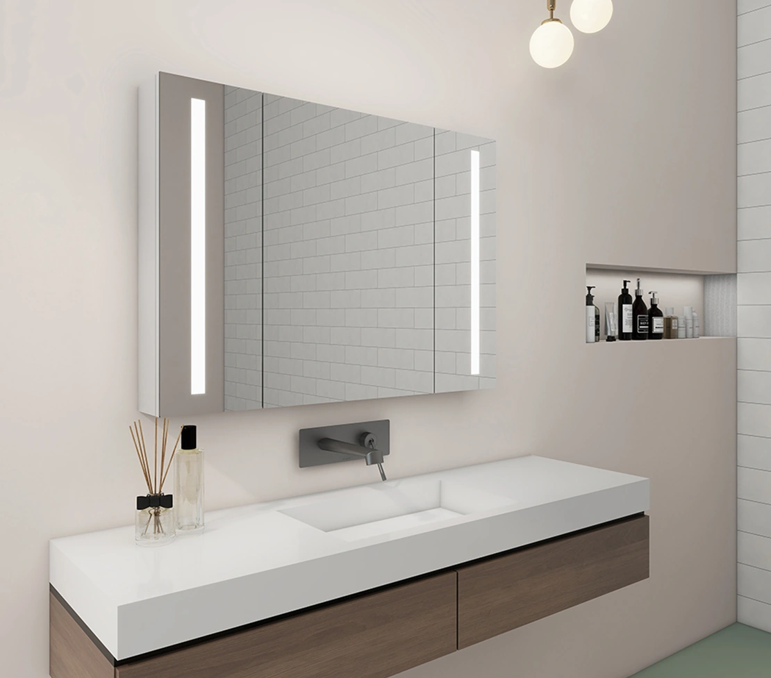 Three Doors Medicine Cabinet 932 ds-1