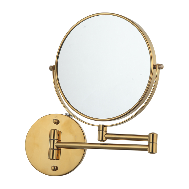 Wall Mounted Lighted 5x Makeup Mirror