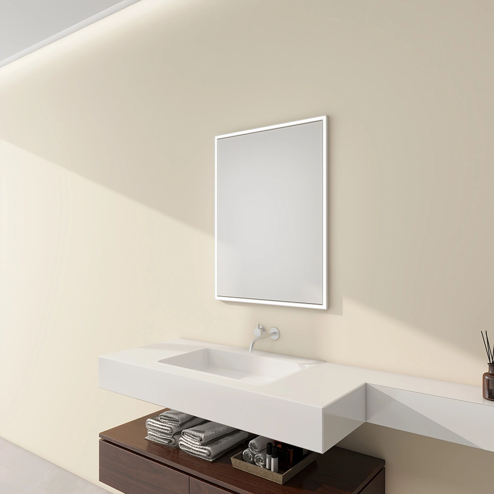 Recessed Mirror Cabinet with Smart Touch Controls and Defogging Function 1
