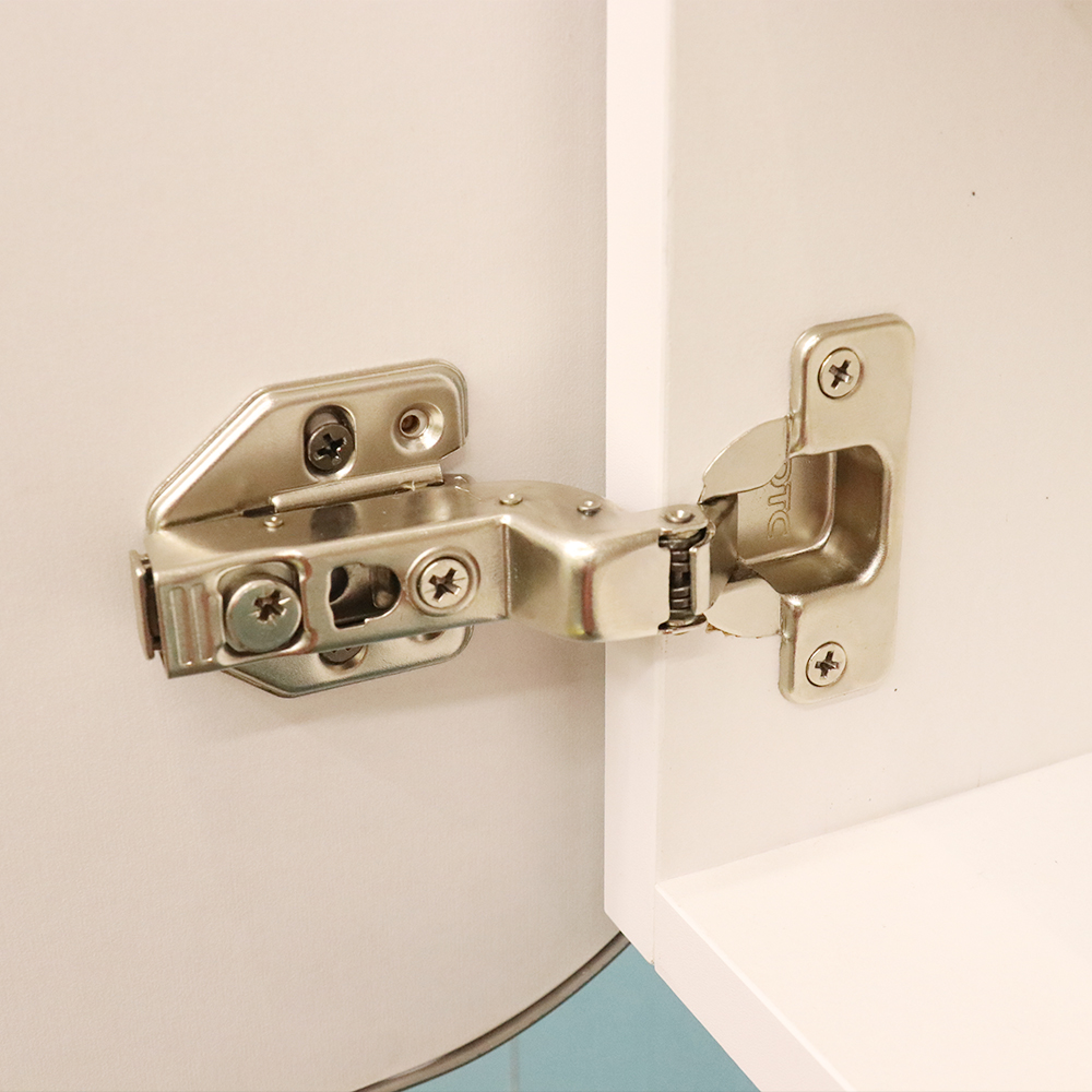 Artistic Shape Wooden Mirror Cabinet