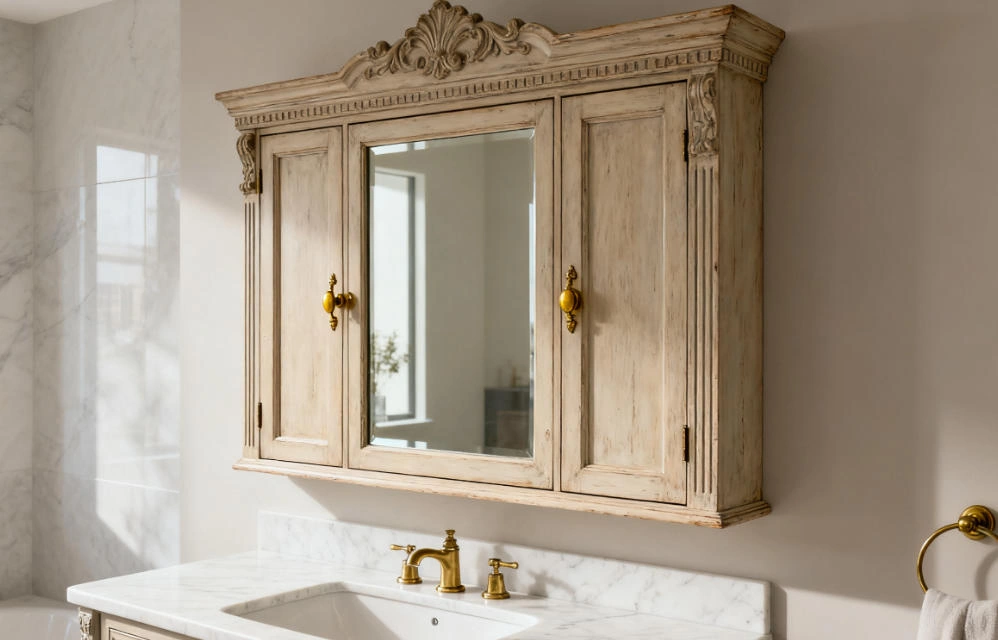 Antique Medicine Cabinet 3