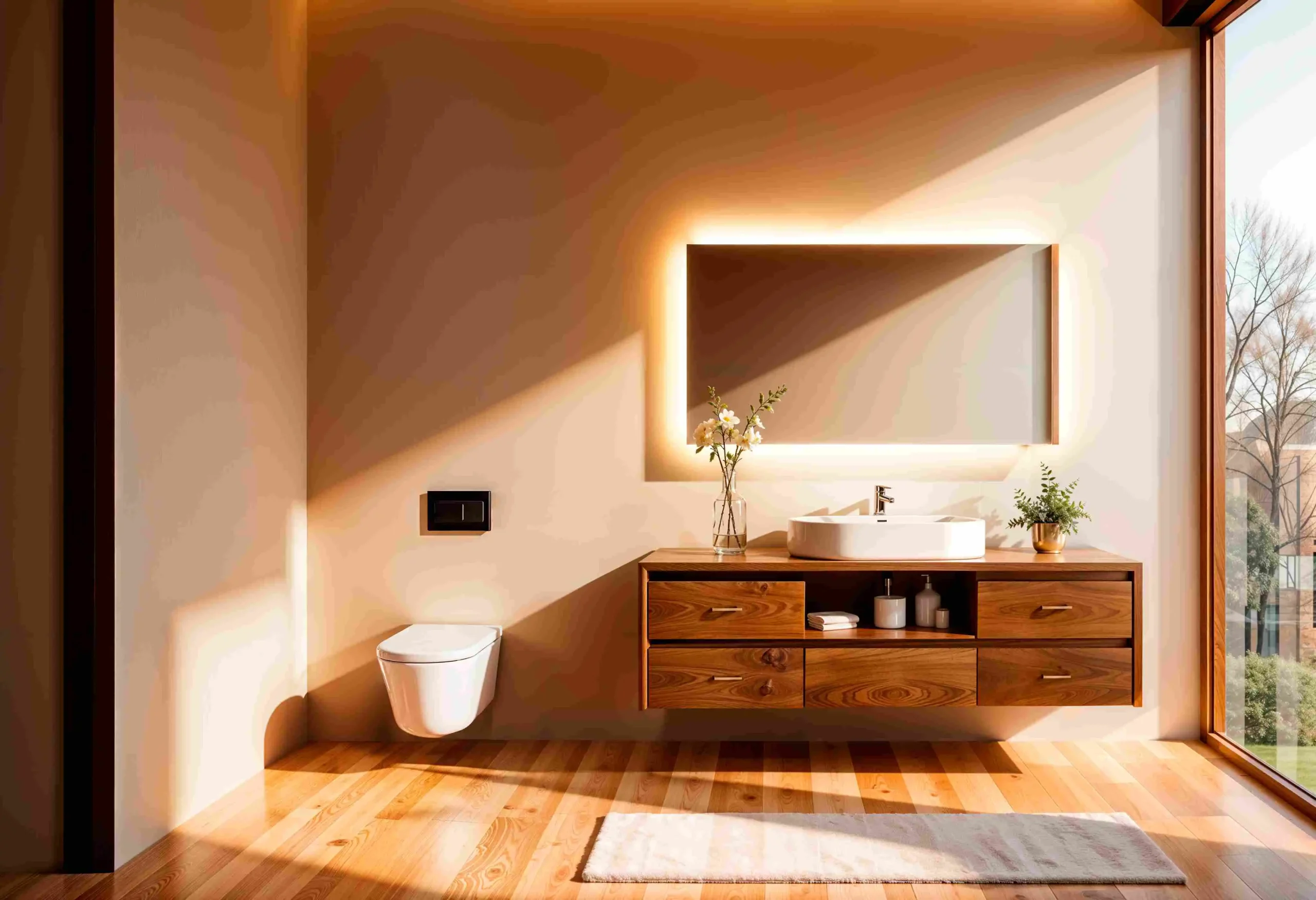 How to Select the Right LED Light Mirror and Bathroom Cabinet Combination?