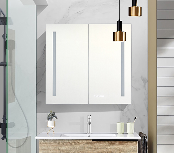 classic surface mirror cabinet