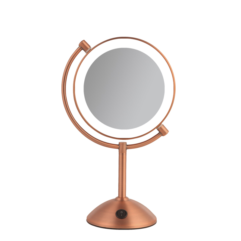 Elegant Lighted Makeup Mirror with 10X Magnification