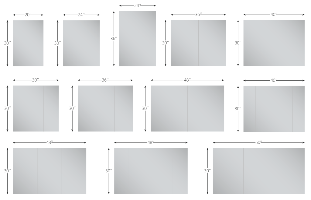 Size Lighted Medicine Cabinet