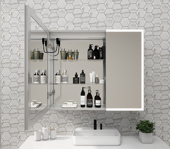 Two Doors Bathroom Mirror Cabinet EMI.942