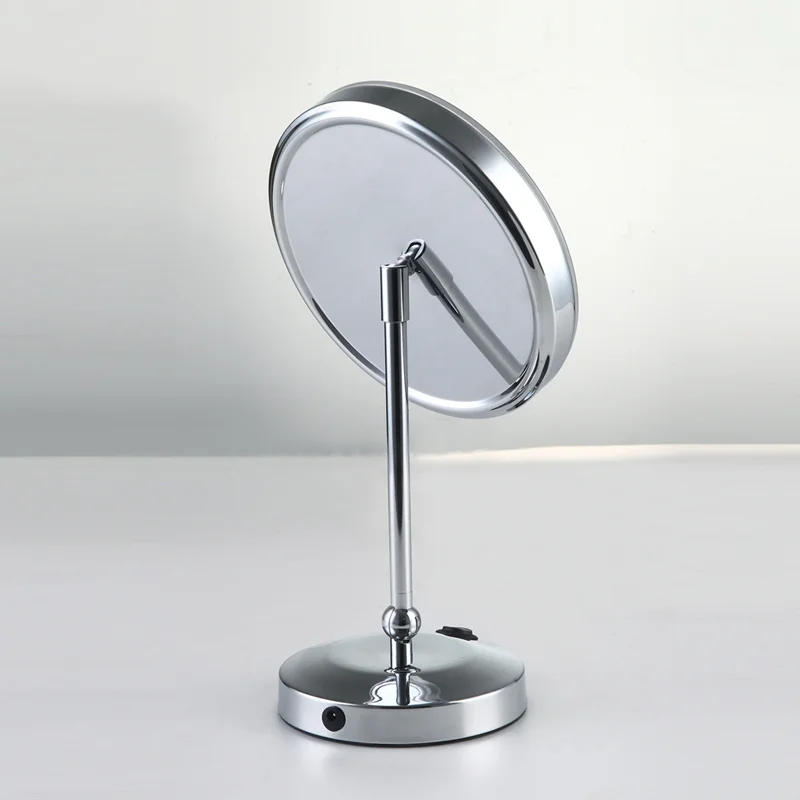 Round Countertop Lighted 10x Makeup Mirror EWM-601 4