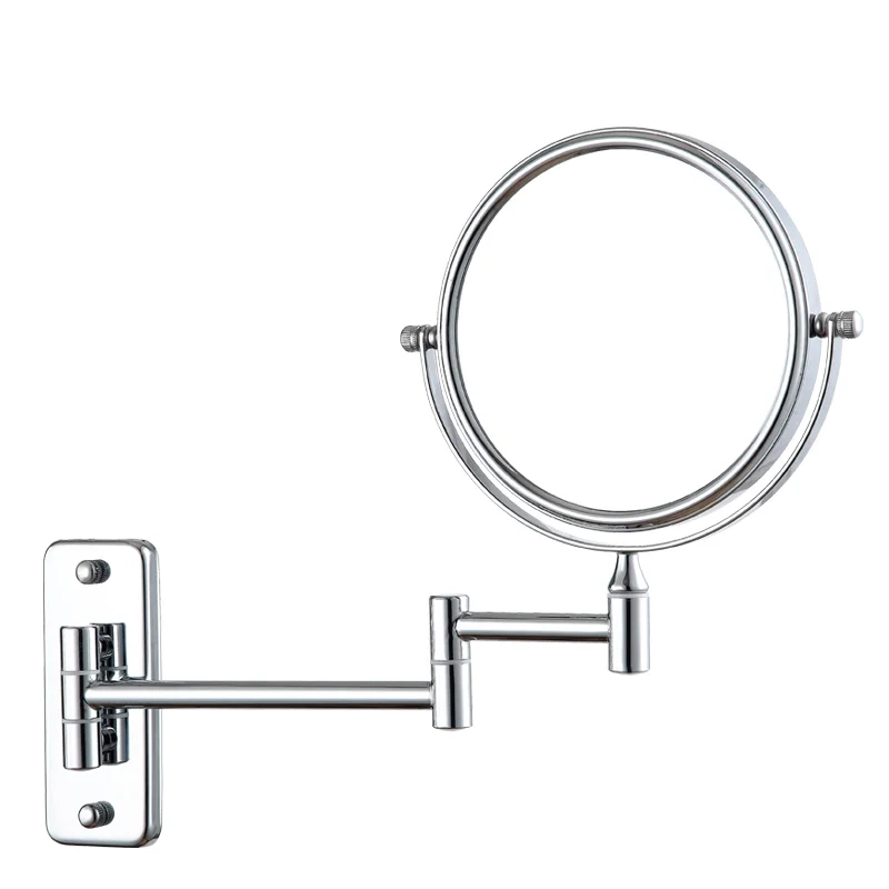 3Lighted Wall Mounted Makeup Mirror with Magnification & Extendable Arm 1