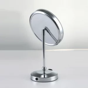 Round Countertop Lighted 10x Makeup Mirror EWM-601 4