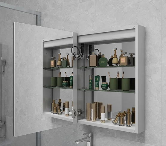 Single Door Lighted Mirror cabinet 901 3