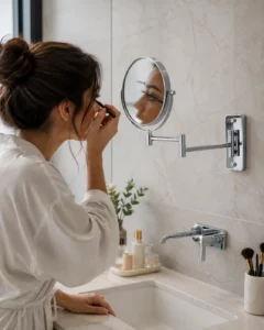 Wall Mounted Makeup Mirror2
