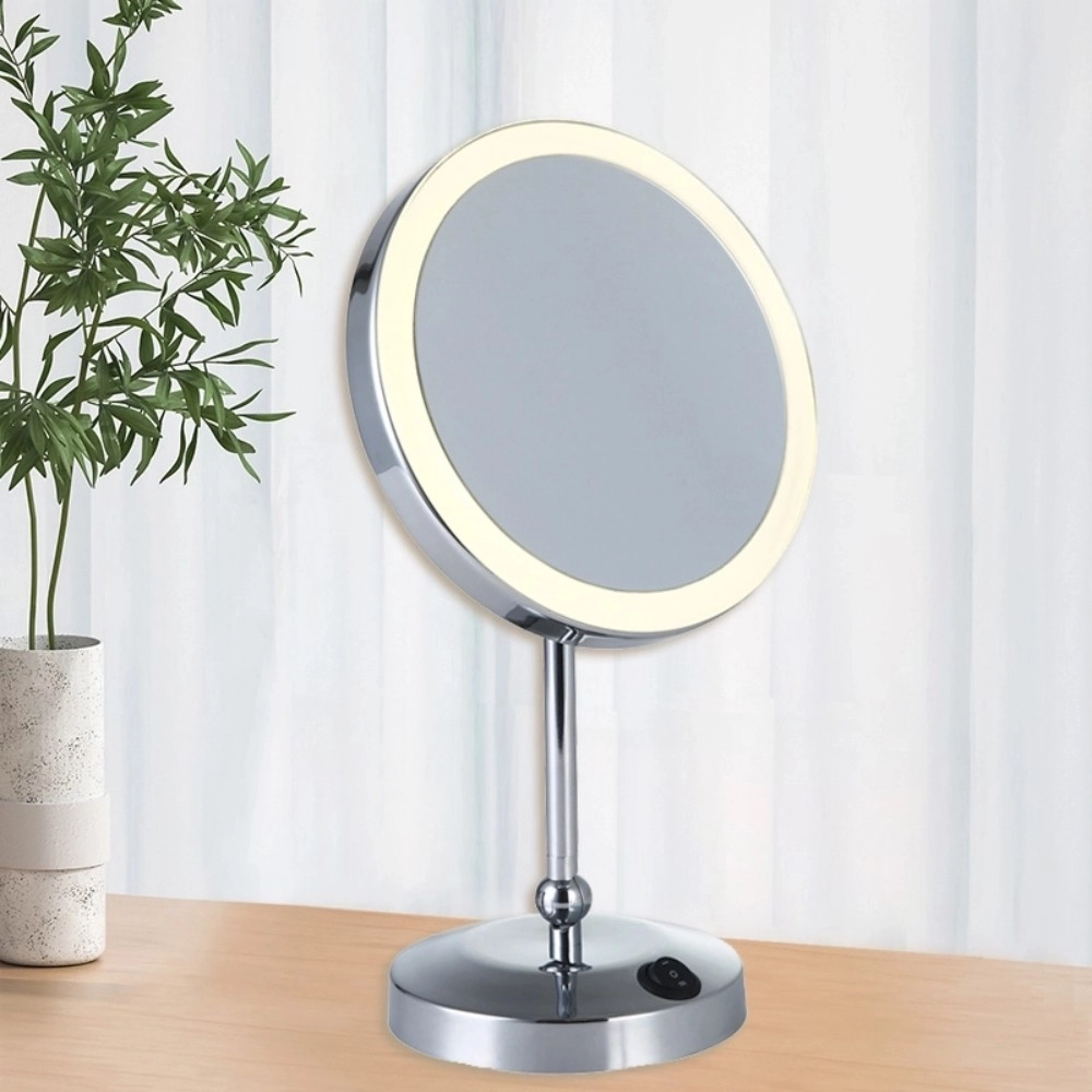 2Round Countertop Lighted 10x Makeup Mirror1