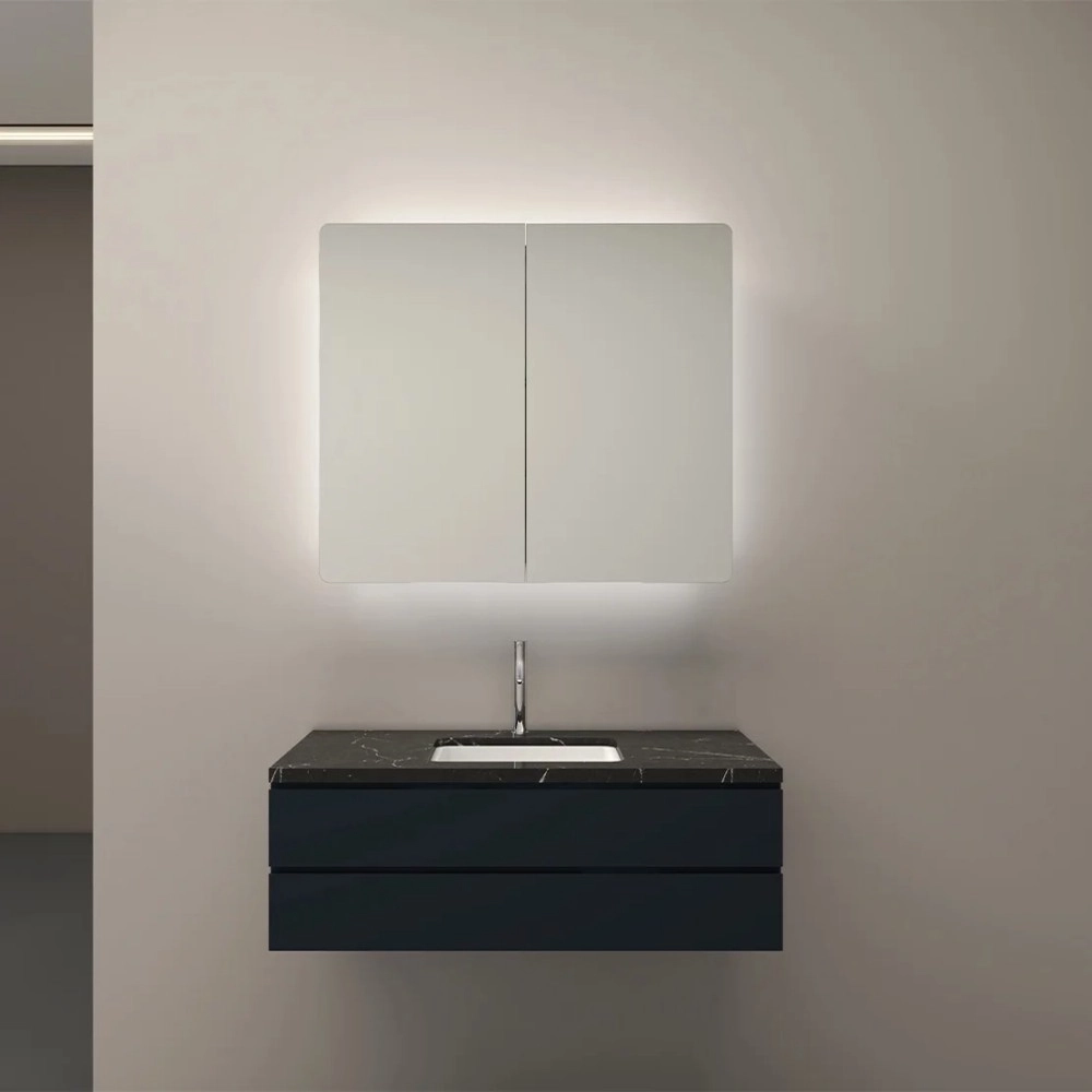 Halo Lighted Bathroom Medicine Cabinet 882-3