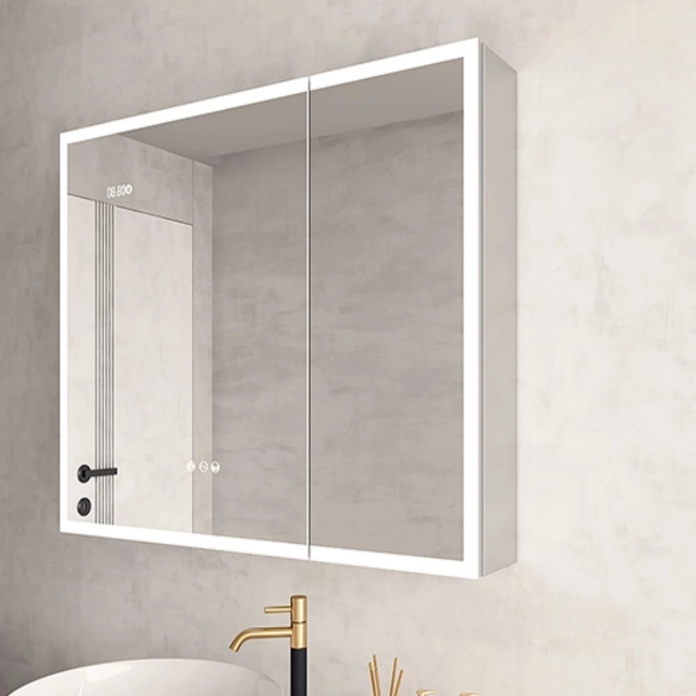 Recessed Mounted Medicine Cabinet With Halo lighted