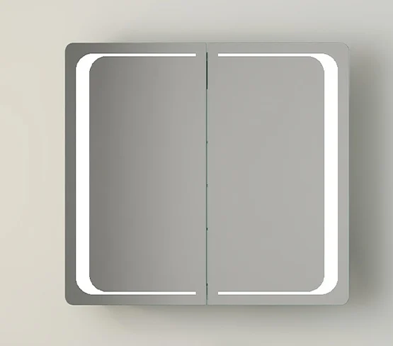2 Doors Medicine Cabinet With Hidden Wires 872-1