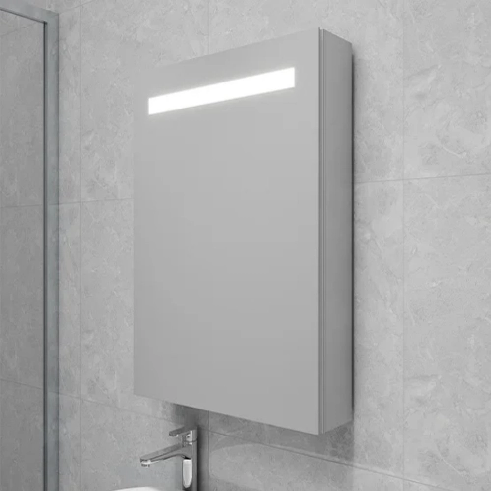 Single Door Lighted Mirror cabinet 901 2