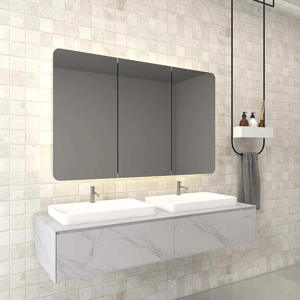 Smart Medicine Cabinet Mirrors with LED Illumination for Tech-Savvy Bathrooms